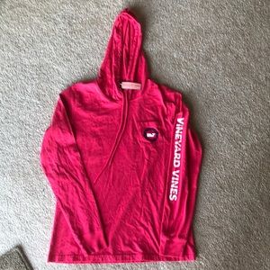 Pink Vineyard Vines hoodie